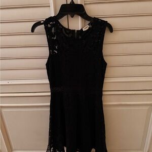 Garage Black Lace Top